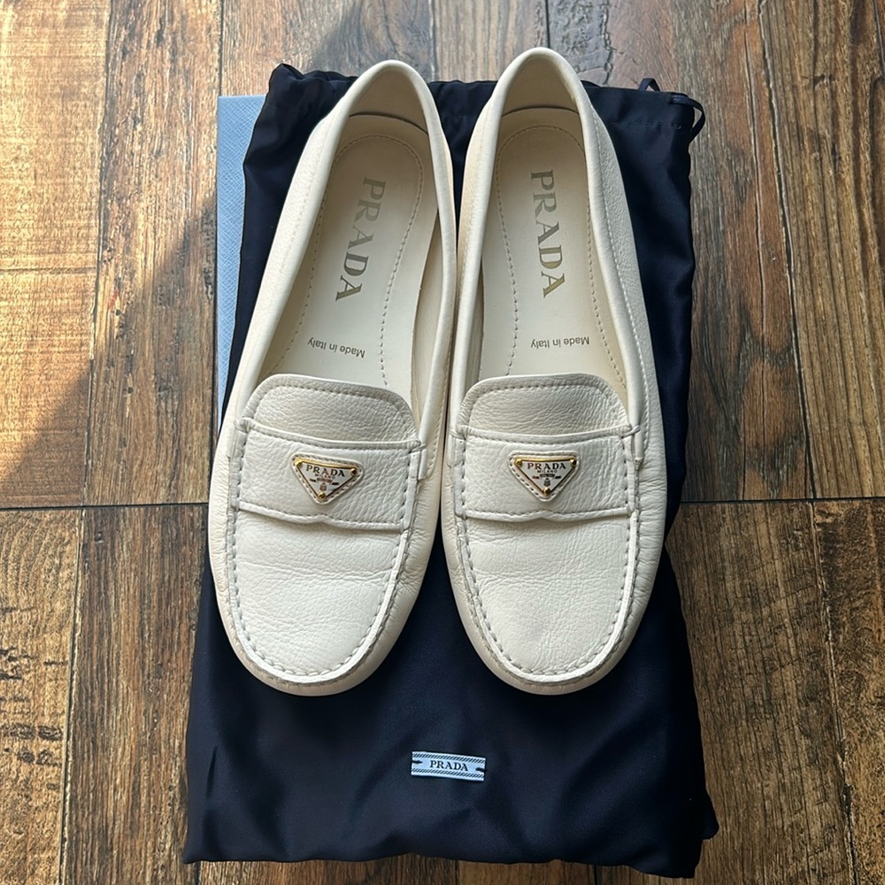 Prada Calfskin Leather Drivers